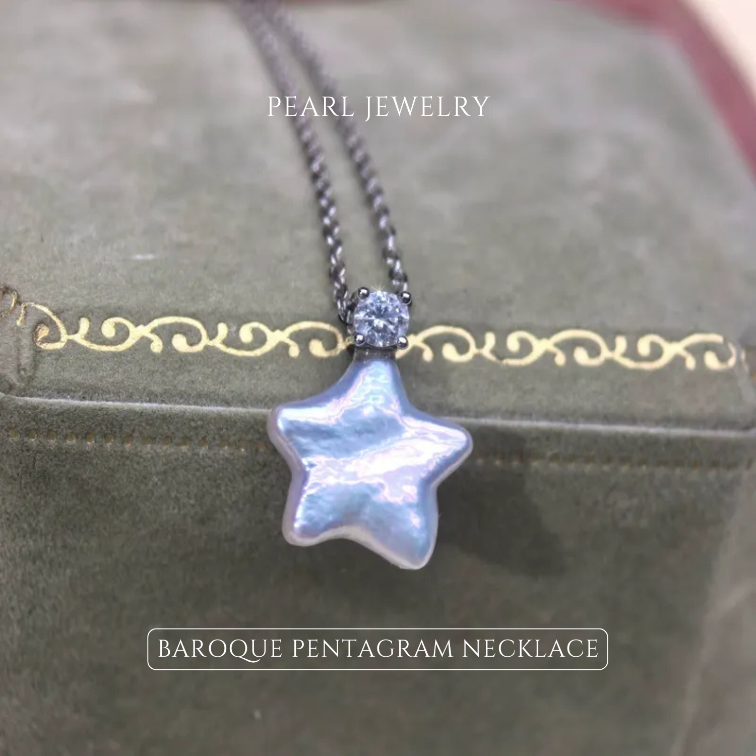 Freshwater Baroque Pentagram Pearl Necklace