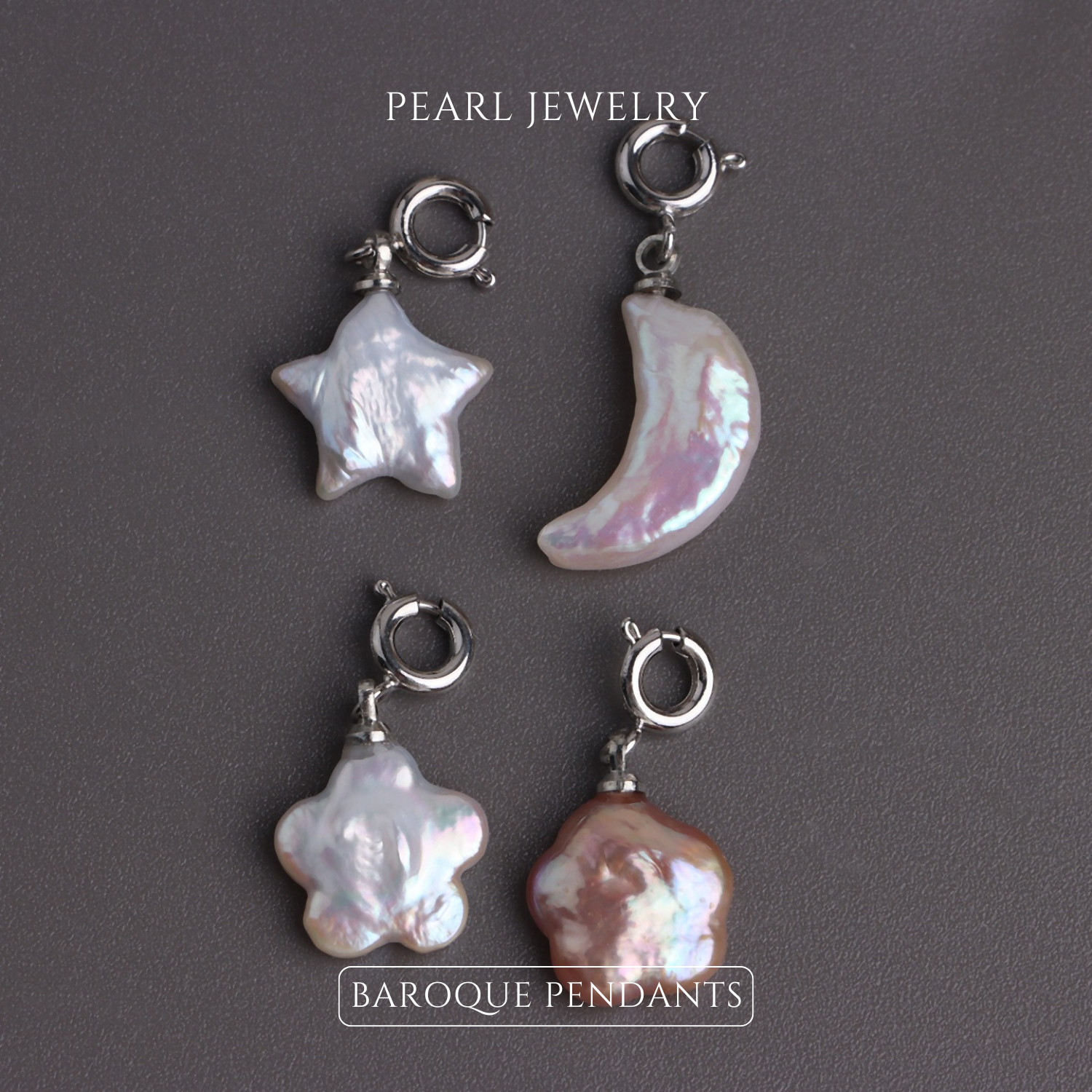 Freshwater Baroque Pearl Pendants