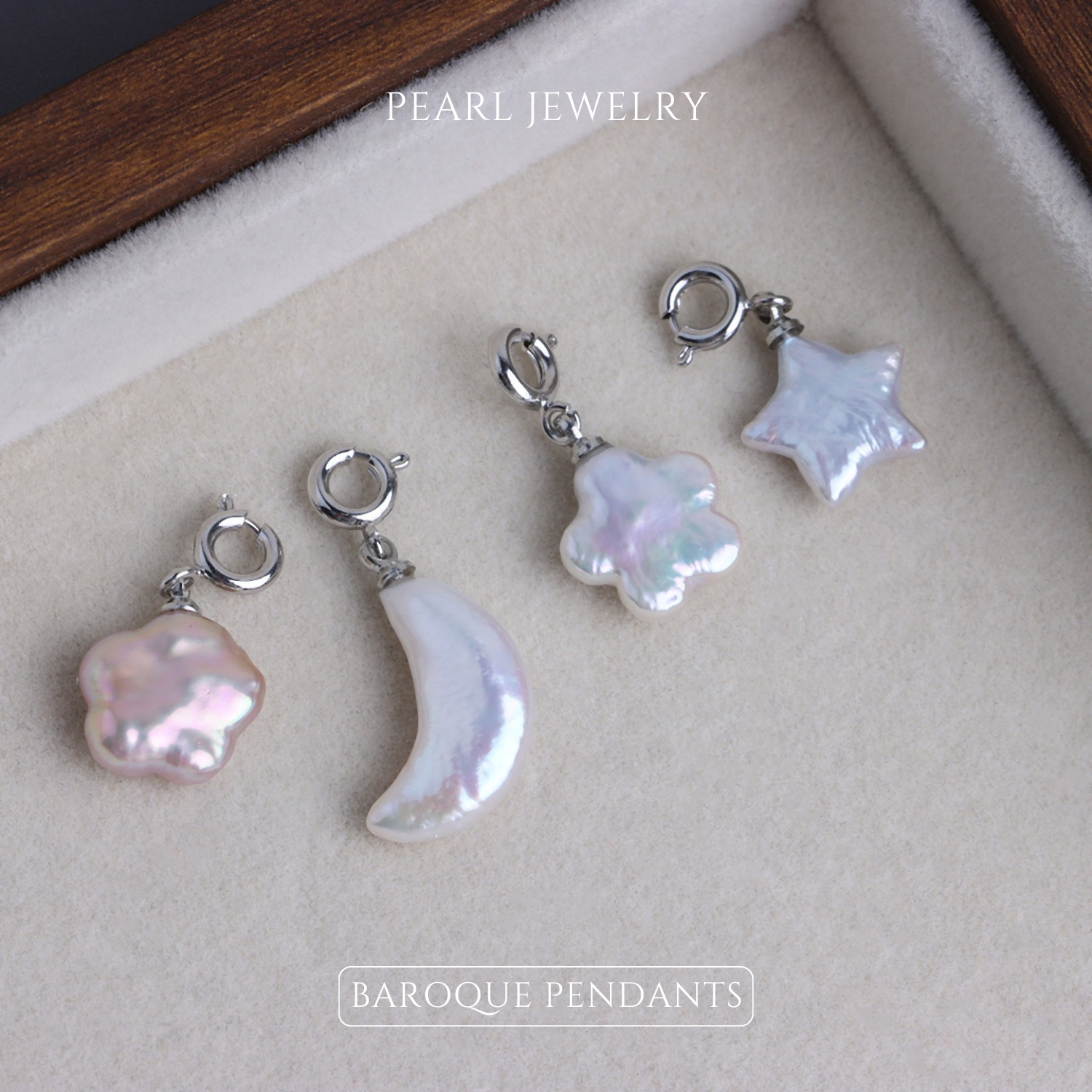 Freshwater Baroque Pearl Pendants