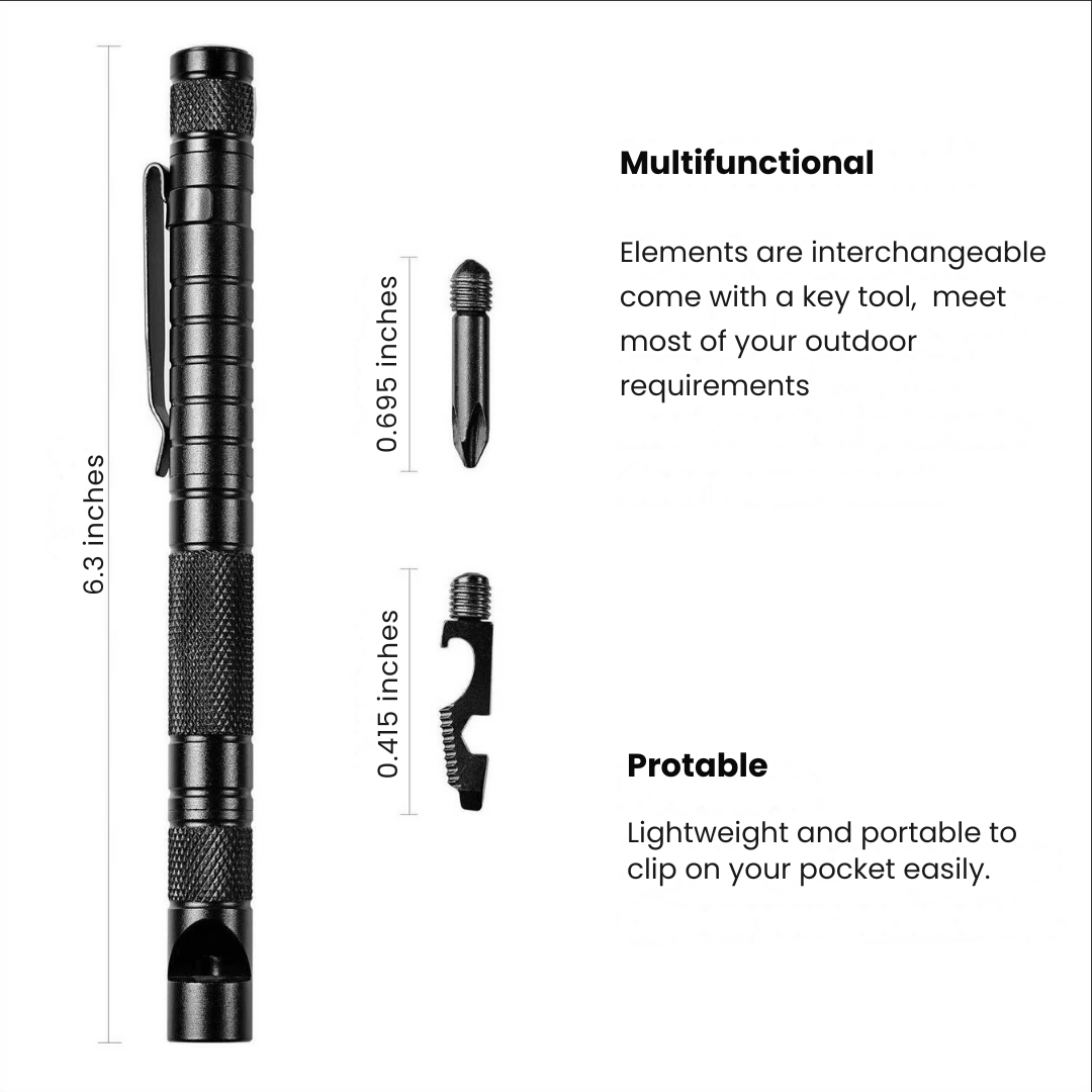 9-in-1 Tactical Survival Pen