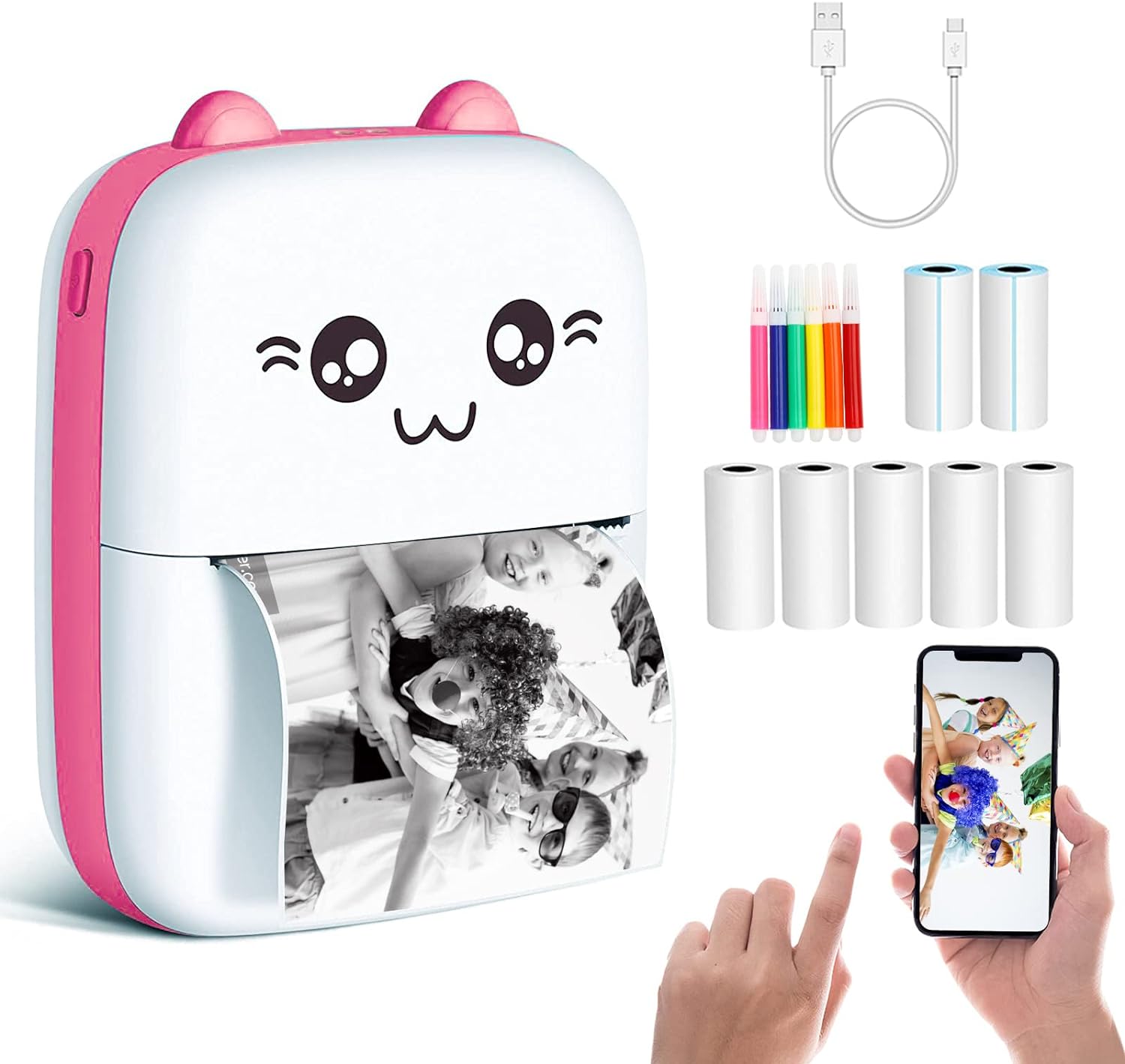 MINI IMPRIMANTE THERMIQUE - IDÉALE POUR LES ENFANTS