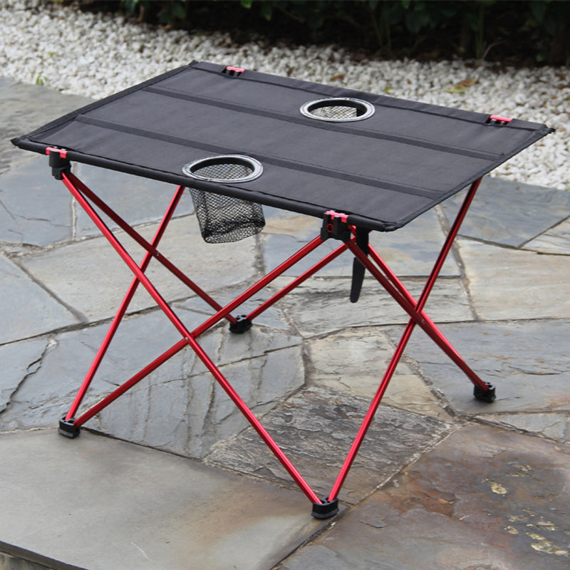 Table pliante extérieure en alliage d'aluminium pour le camping ou le barbecue