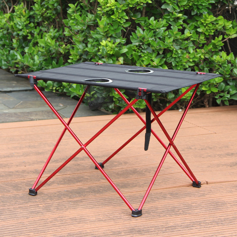 Table pliante extérieure en alliage d'aluminium pour le camping ou le barbecue