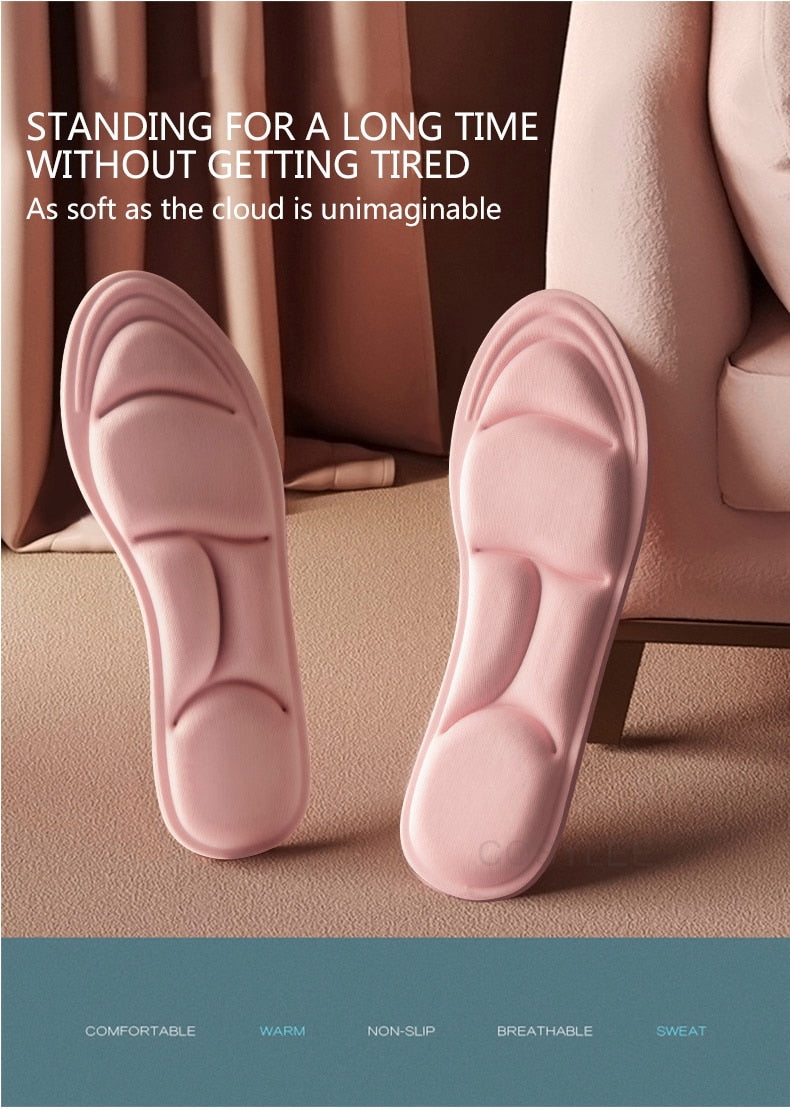 Einlegesohlen zur Fußentlastung - Einlegesohlen aus 6D-Massage-Memory-Schaum Neueste Version 2023