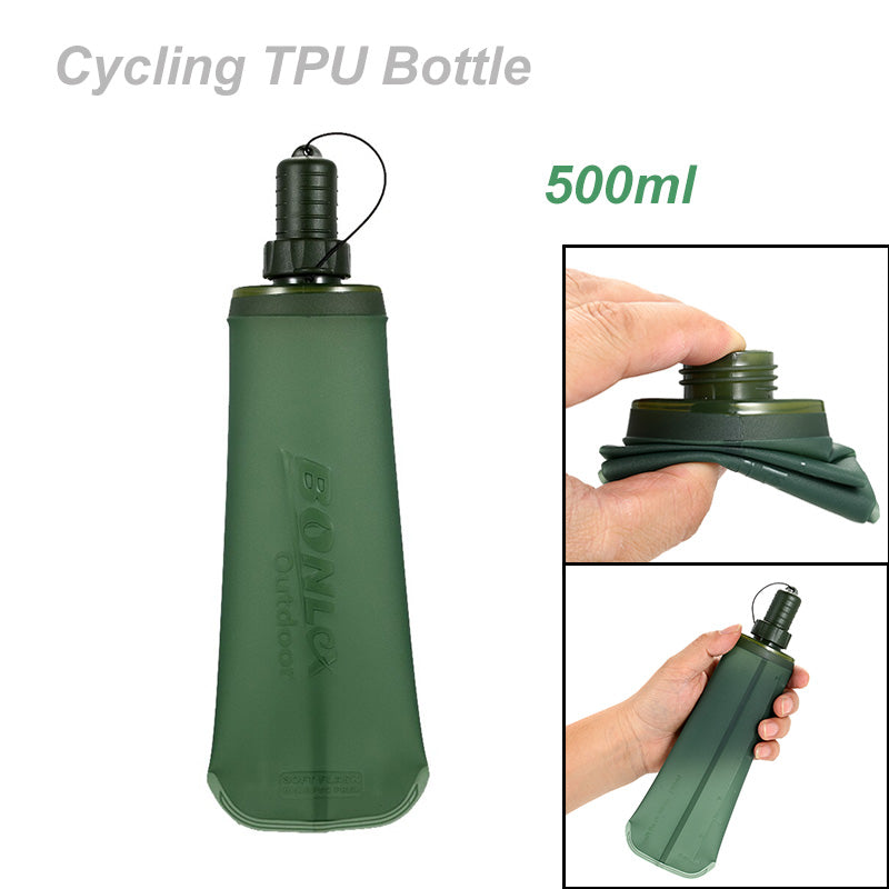 UltraFold Hydration Flask - Folding Water Bottle for Running, Hiking & Outdoor Sports