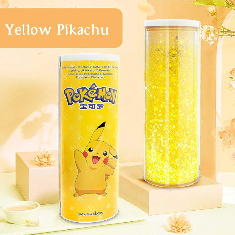 Bleistift Fall Translucent Quicksand Kawaii NBX Solar Taschenrechner Box Schule Supplie