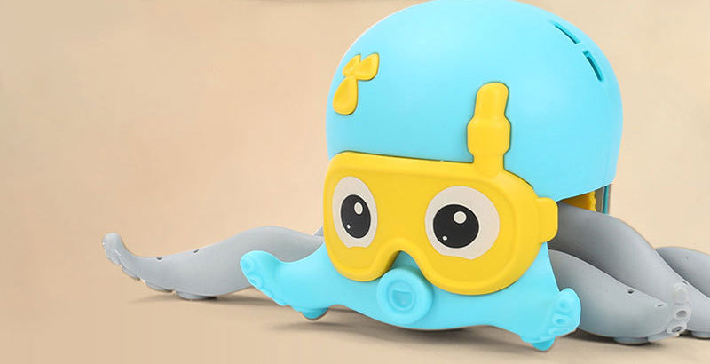 Aufziehbares Oktopus-Spielzeug, Flucht vor dem sich bewegenden Oktopus, für Säuglinge, Kleinkinder, Kinder