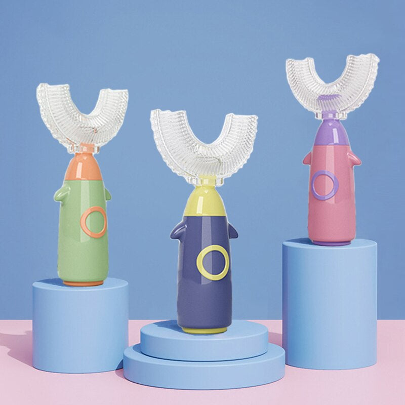 Toothbrush For Kids U Shape 360° Children's Toothbrush Teeth Care For Teeth Cleaning Child Toothbrush Baby Brush Dental Care
