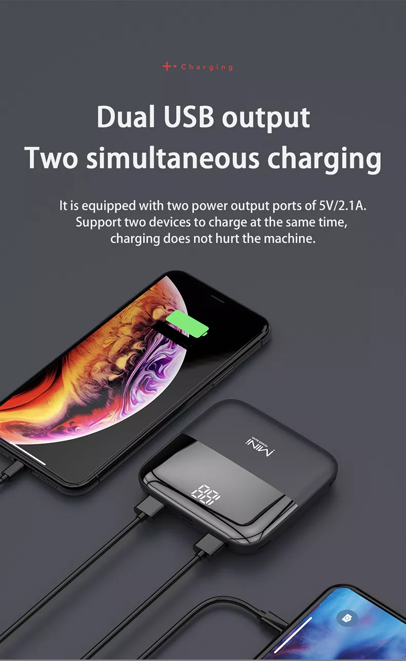 SM ChargeMate - 10000mAh Portable Mini Power Bank