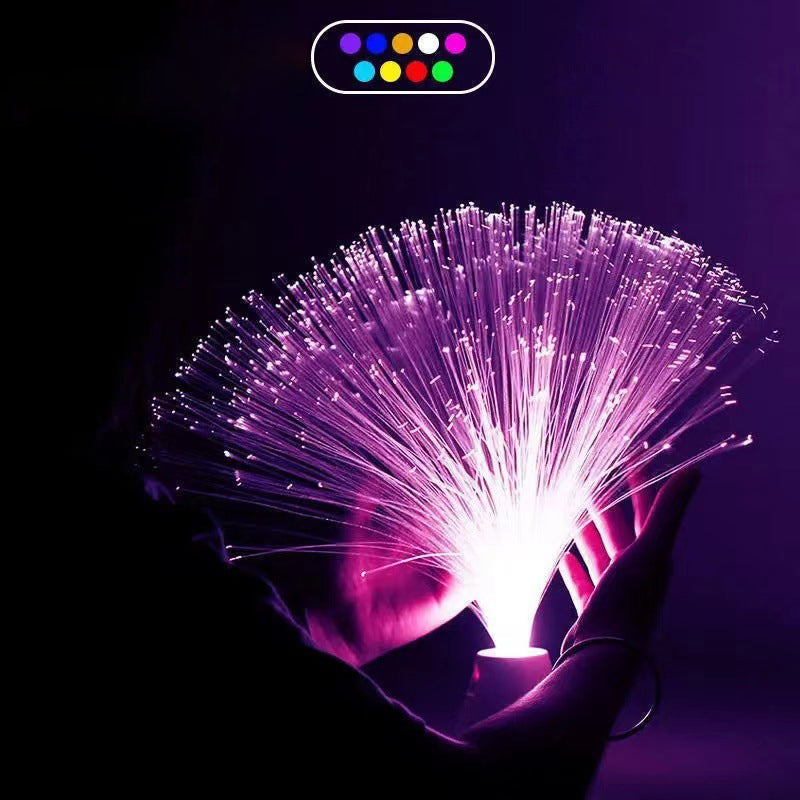 Switched 9 Colors LED Optical Fiber Lights For Home, Weddings, Restaurants, Office, Noel, Holiday, Birthday Decor