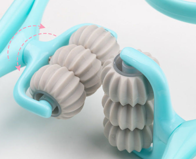 Pressure Point Therapy Neck Plastic Massageador, Hand Roller Massager Tool for Neck and Shoulder