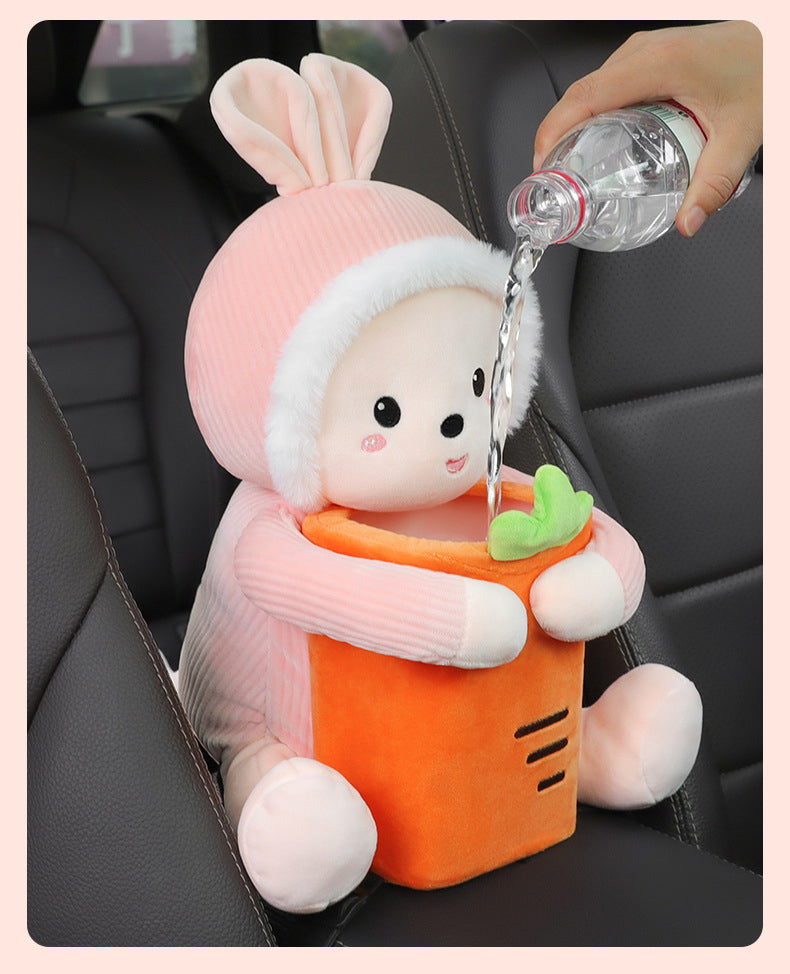 Boîtes à serviettes multifonctions créatives et mignonnes en forme d'animaux de voiture