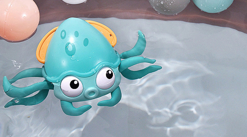 Aufziehbares Oktopus-Spielzeug, Flucht vor dem sich bewegenden Oktopus, für Säuglinge, Kleinkinder, Kinder