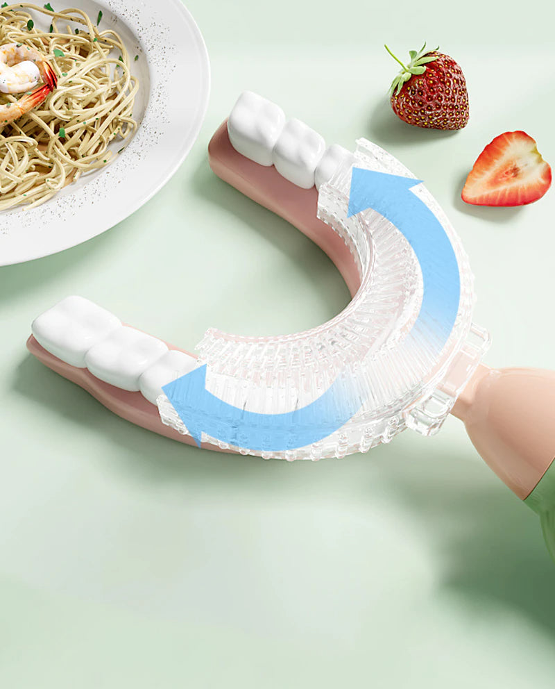 Zahnbürste für Kinder U Form 360° Kinderzahnbürste Zahnpflege zur Zahnreinigung Kinderzahnbürste Babybürste Zahnpflege