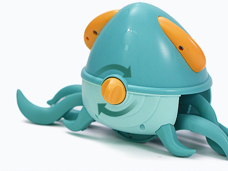Aufziehbares Oktopus-Spielzeug, Flucht vor dem sich bewegenden Oktopus, für Säuglinge, Kleinkinder, Kinder
