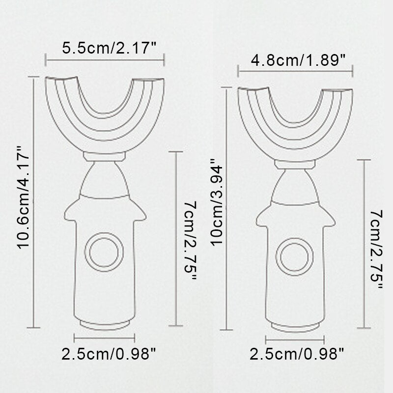 Zahnbürste für Kinder U Form 360° Kinderzahnbürste Zahnpflege zur Zahnreinigung Kinderzahnbürste Babybürste Zahnpflege