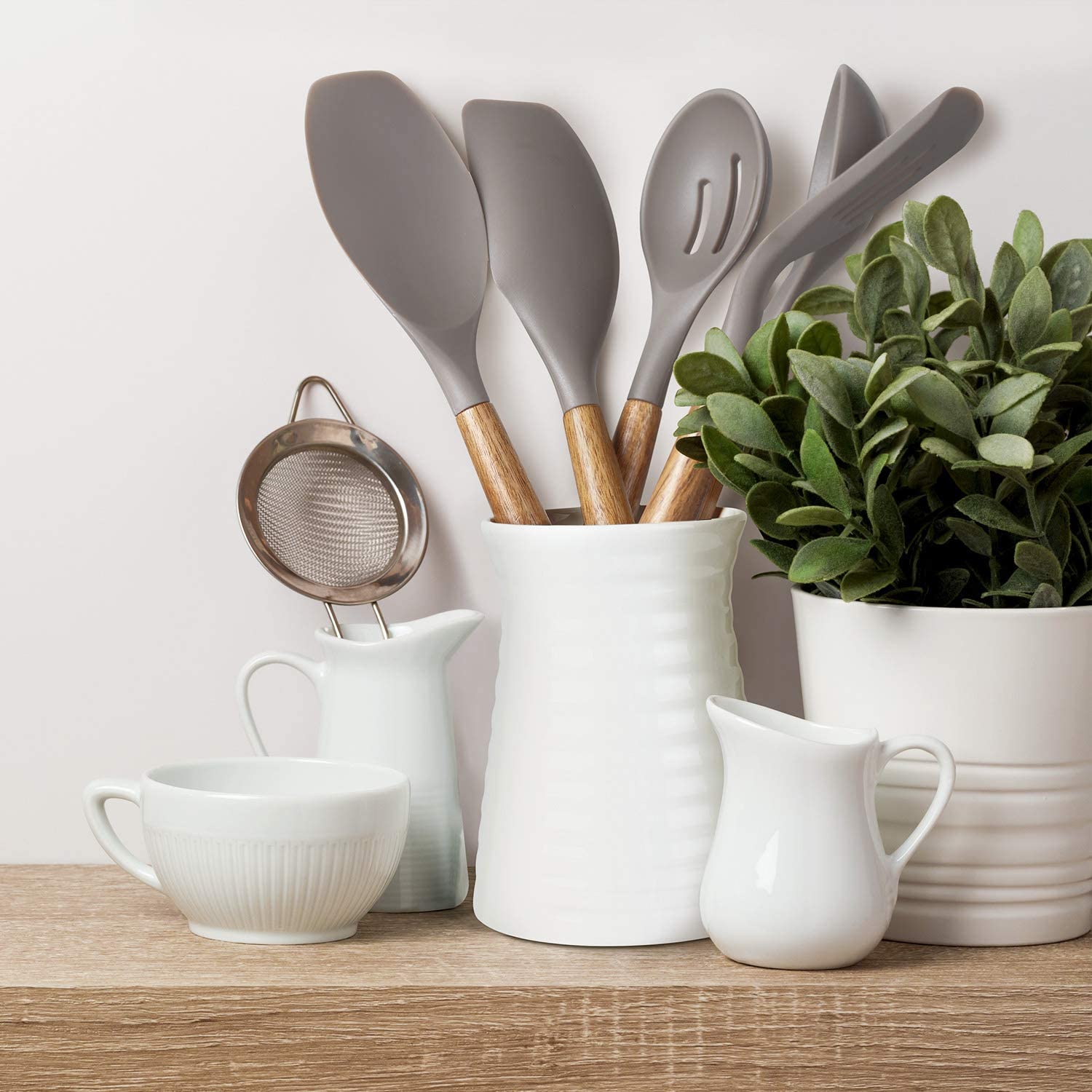 Kochutensilien für die Küche beim Campingkocher, 5 Dinge, Antihaft-Backsilikon-Abdeckung