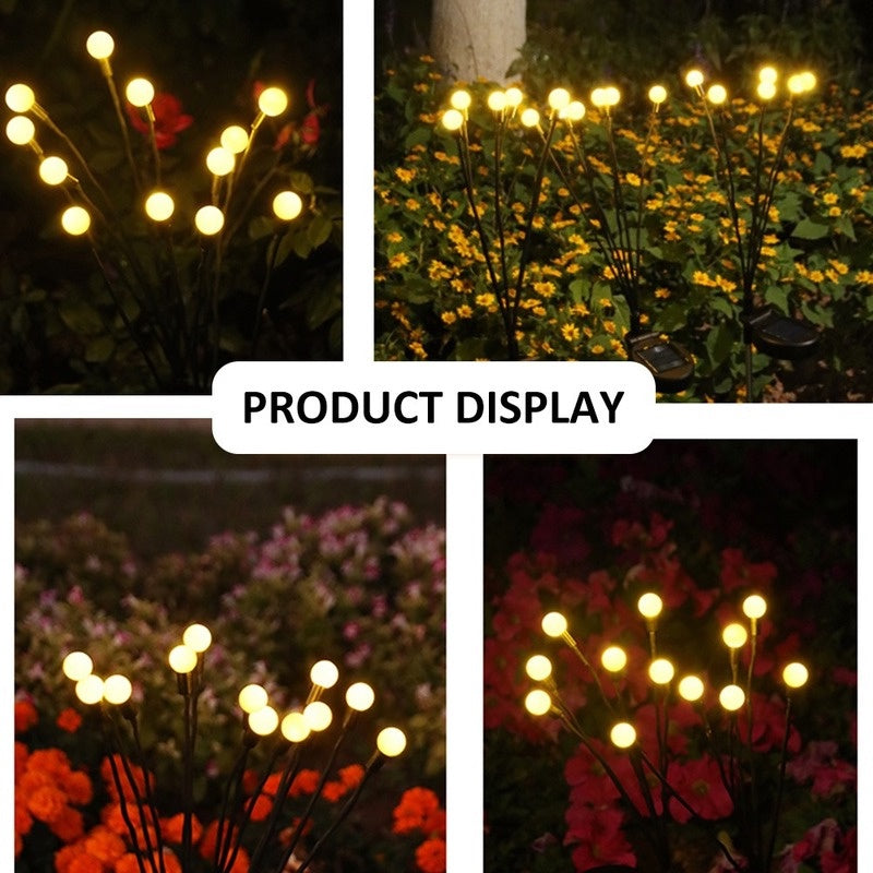 Solar-LED-Licht Outdoor Garten Dekoration Landschaft Lichter Feuerwerk Firefly Garten Lichter Rasen Garten Decor Solar Licht