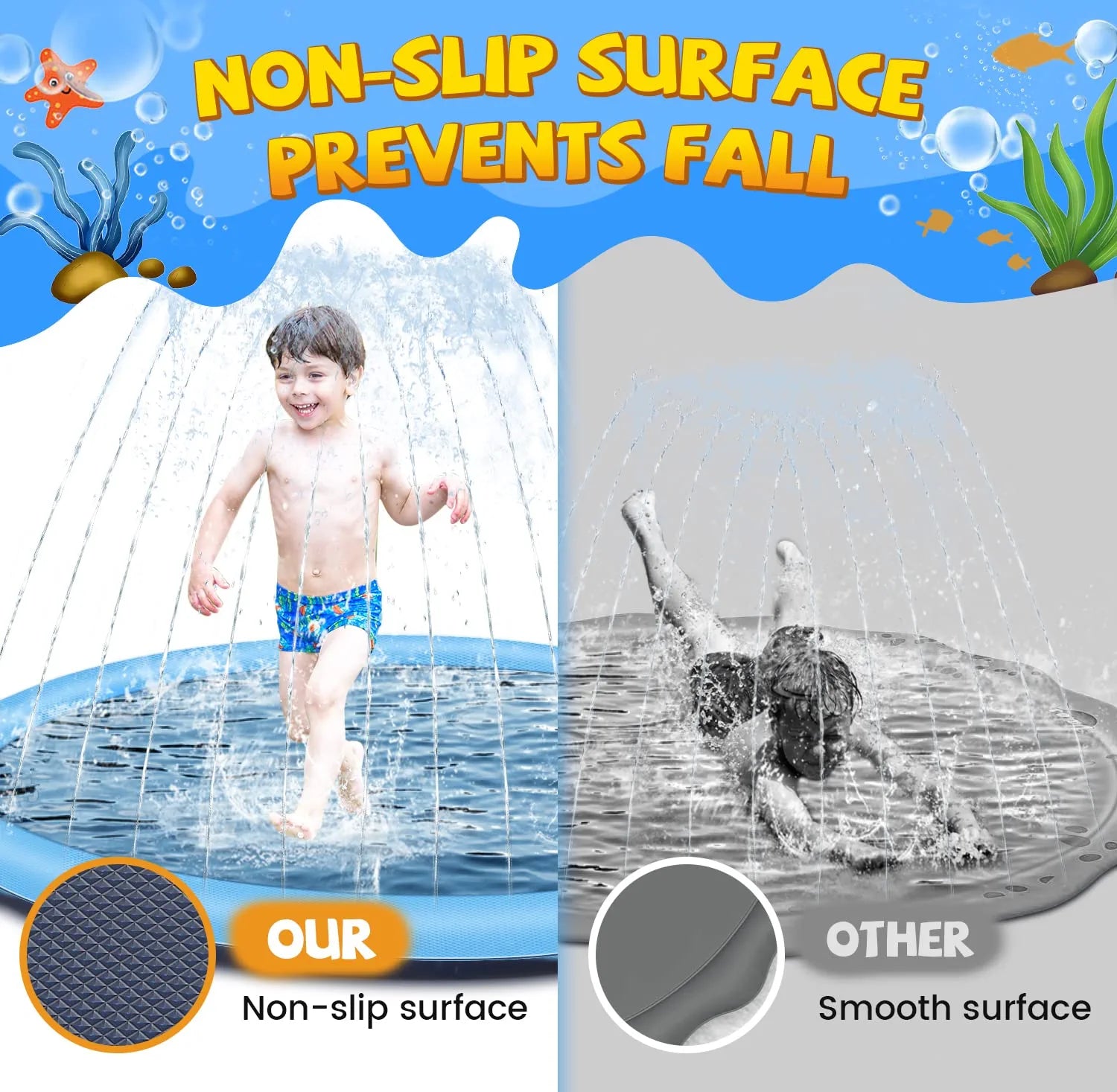 Sprinklerpool für Hunde