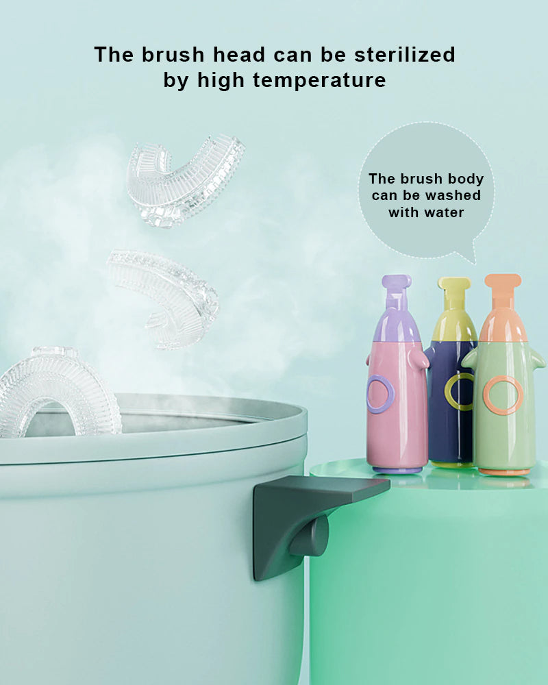 Zahnbürste für Kinder U Form 360° Kinderzahnbürste Zahnpflege zur Zahnreinigung Kinderzahnbürste Babybürste Zahnpflege