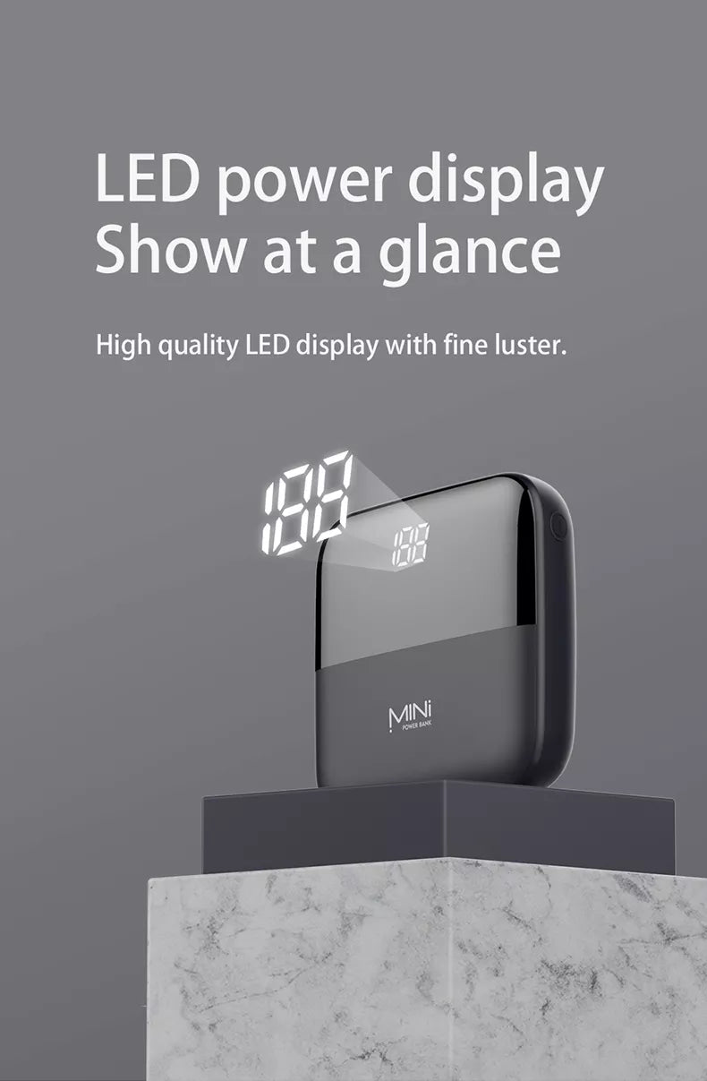 SM ChargeMate - 10000mAh Portable Mini Power Bank