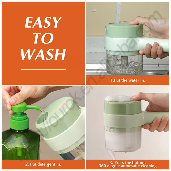 USB-Lebensmittelzerkleinerer elektrischer Knoblauch-Ingwer-Chili-Schneider Chopper Mini-Gemüseschneider