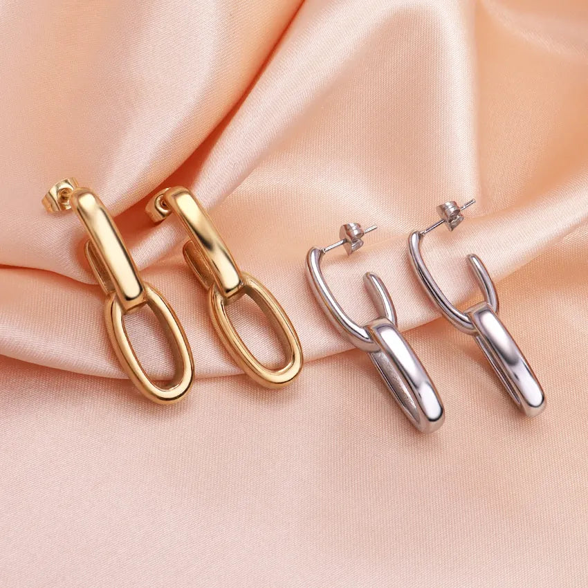 SM Luxury Link Hoops