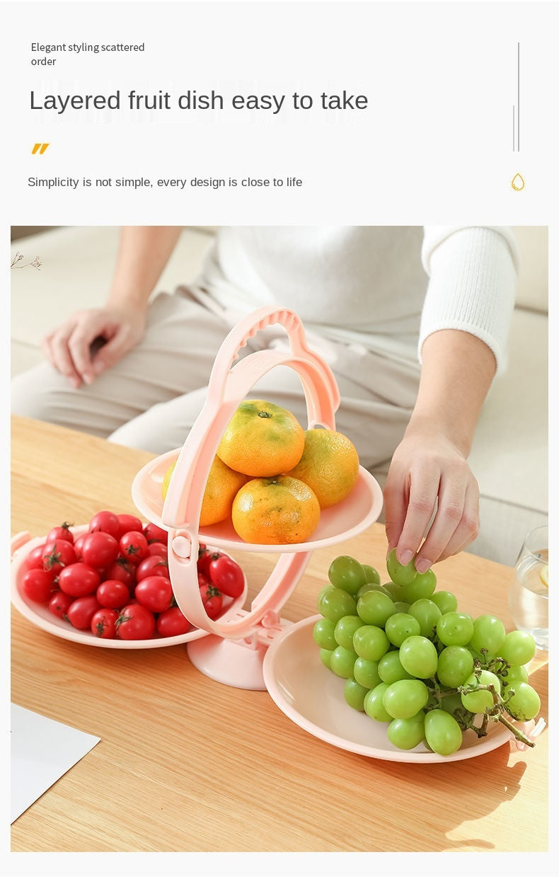 Faltbare Obstregale mit 3 Ebenen