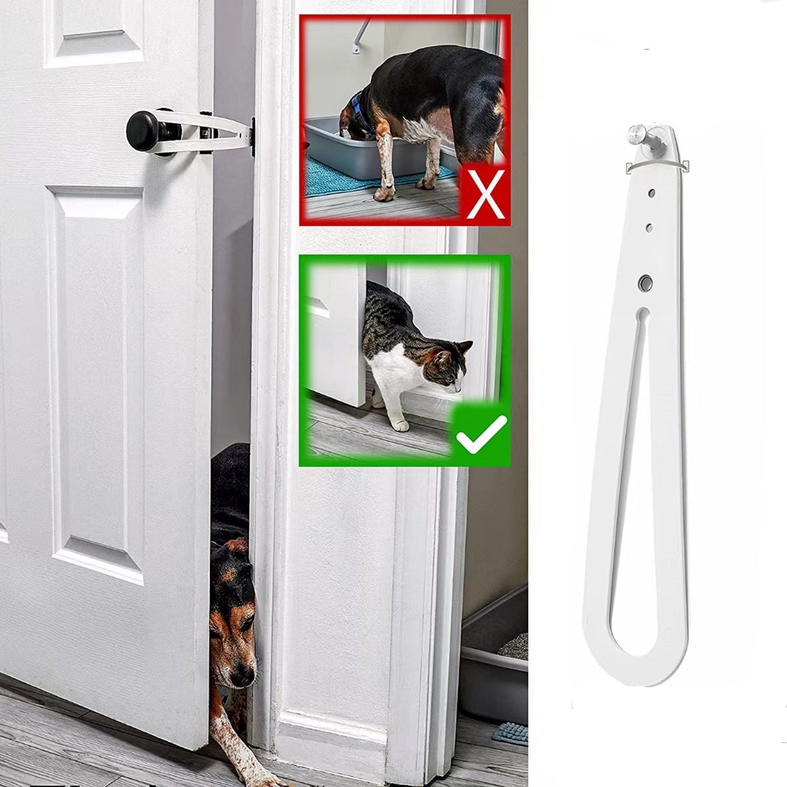 Kitty Way Holder - Perfect Door Holder Latch for your Cat 🐾
