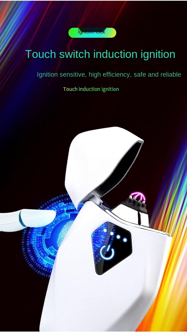 USB Rechargeable Noctilucent Sensitive Electronic Lighters