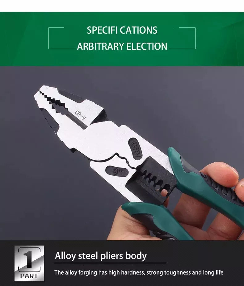 Multi combinaison fonction câble monteur de lignes coupe-fil pinces coupantes outils