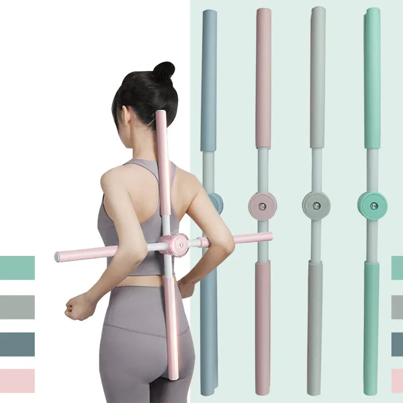 Haute qualité correction de la Posture du corps nouveau Style ouverture Posture épaule Anti bossu Yoga bâton extensible dos ouvert bâton