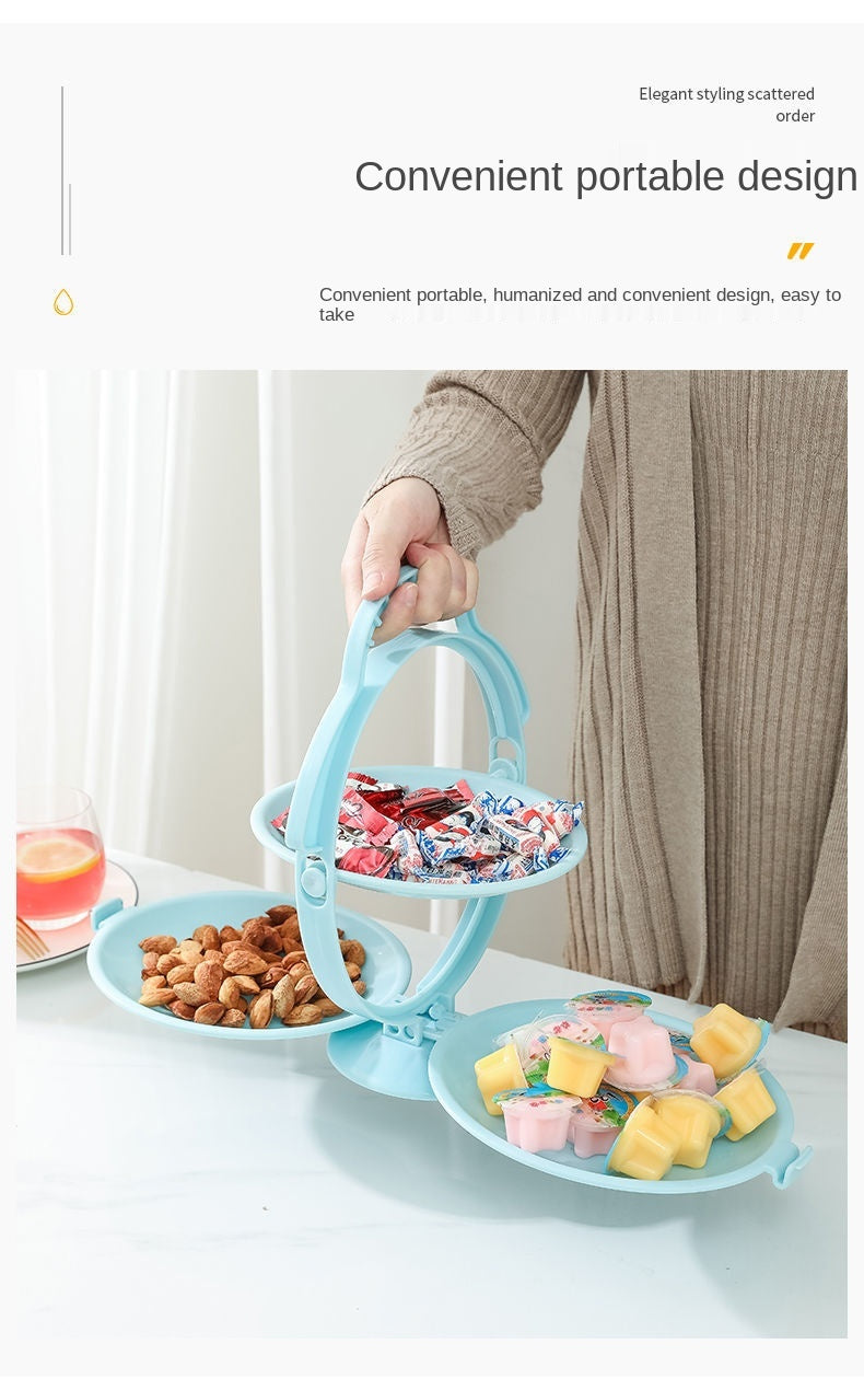 Faltbare Obstregale mit 3 Ebenen