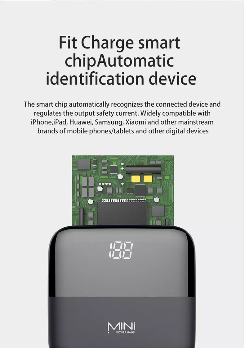 SM ChargeMate - 10000mAh Portable Mini Power Bank