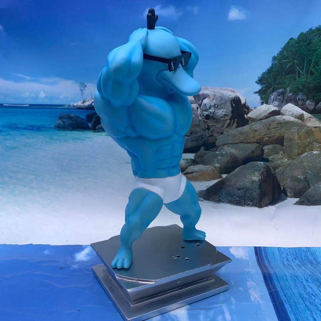 Real muscular koduck pokemon model