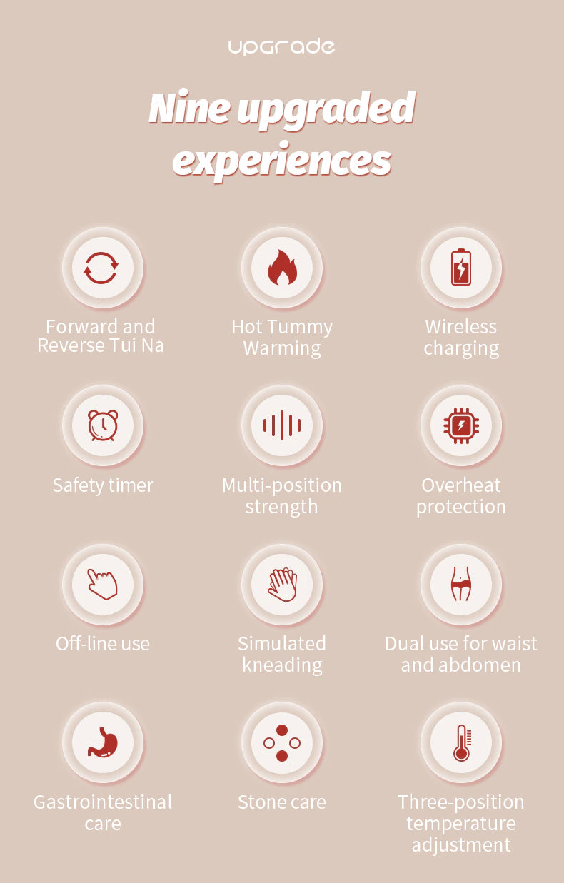 SM Elektrisches Bauchmassagegerät mit Bian Stone