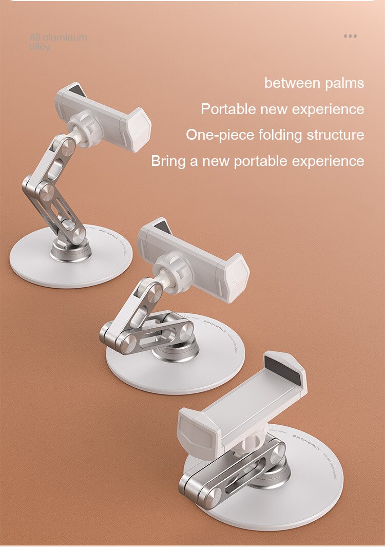 Foldable 360 Degree Rotatable Desktop Phone Holders