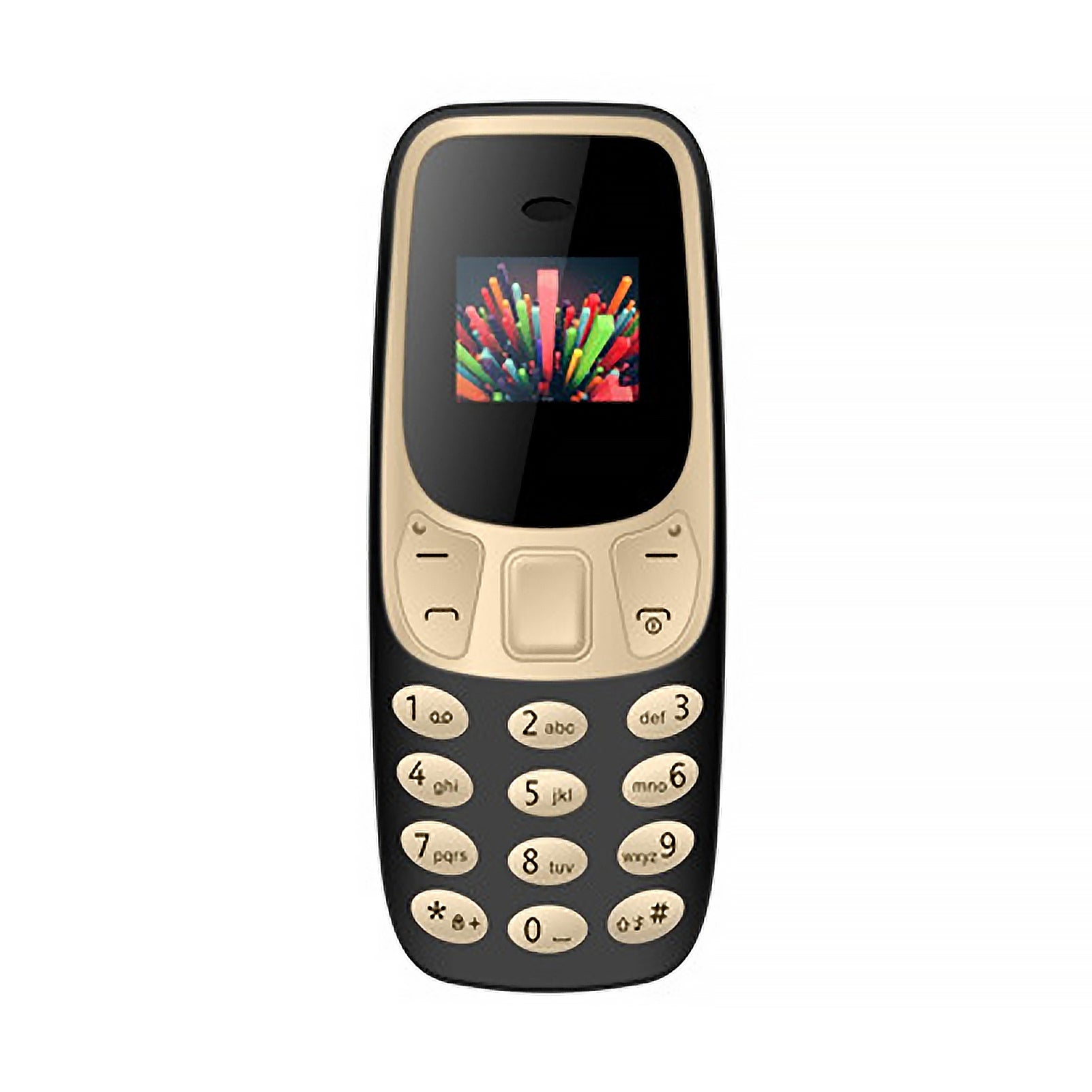 Mini téléphone portable double cartes SIM changeur de voix lecteur MP3/4 mini-téléphone portable Bluetooth doté d'un téléphone autonome avec changeur de voix