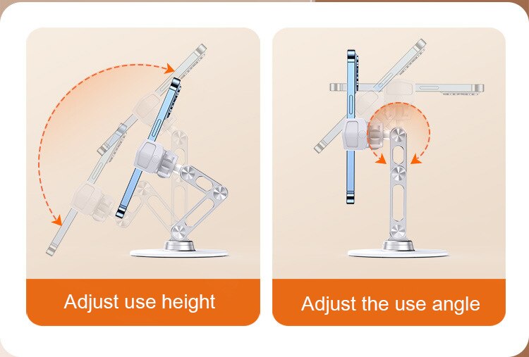 Foldable 360 Degree Rotatable Desktop Phone Holders