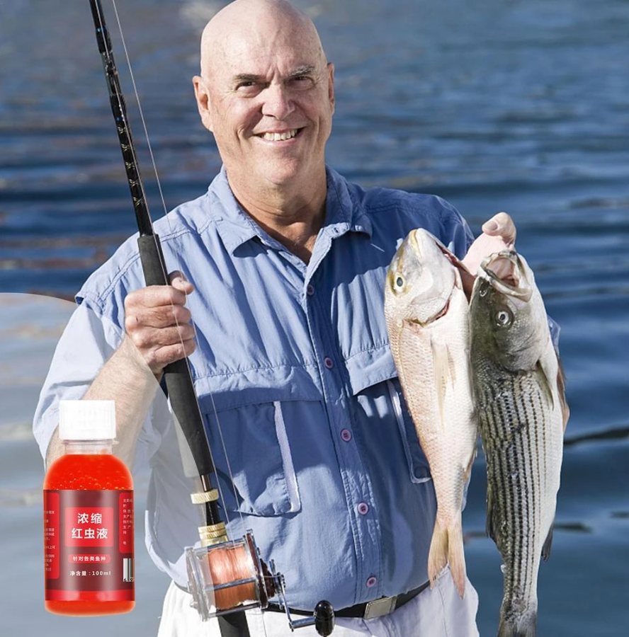 Appât liquide concentré pour poisson, 100ml, puissant, ver rouge, additif, haute Concentration, appât pour truite, morue, carpe, bar