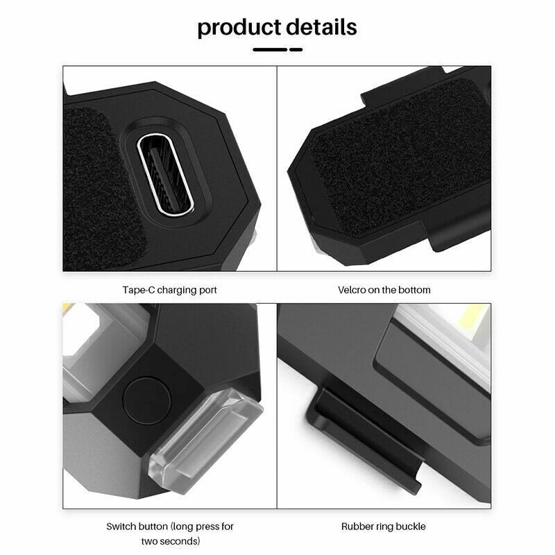 Universal LED Anti-collision Warning Light Mini Signal Light Drone with Strobe Light 7 Colors Turn Signal Indicator Motorcycle