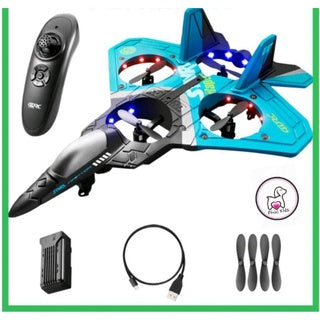 Avion télécommandé V17 RC 2.4G, planeur de drone, planeur d'avion de chasse