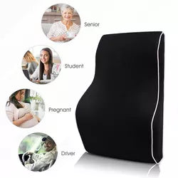 Ergonomic Lumbar Support Pillow with Memory Foam