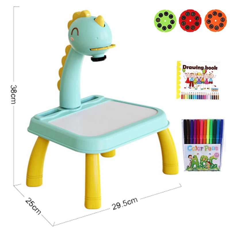 Mini projecteur Led, Table de dessin artistique, jouet lumineux pour enfants, planche de peinture, petit bureau, apprentissage éducatif, outil de peinture, artisanat