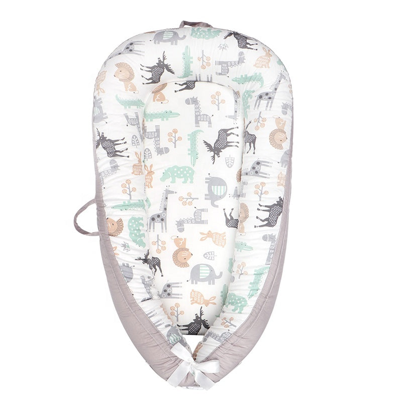 Newborn Lounger Nest, Cotton Washable and Toddler Lounger Suitable for 0-24 Months