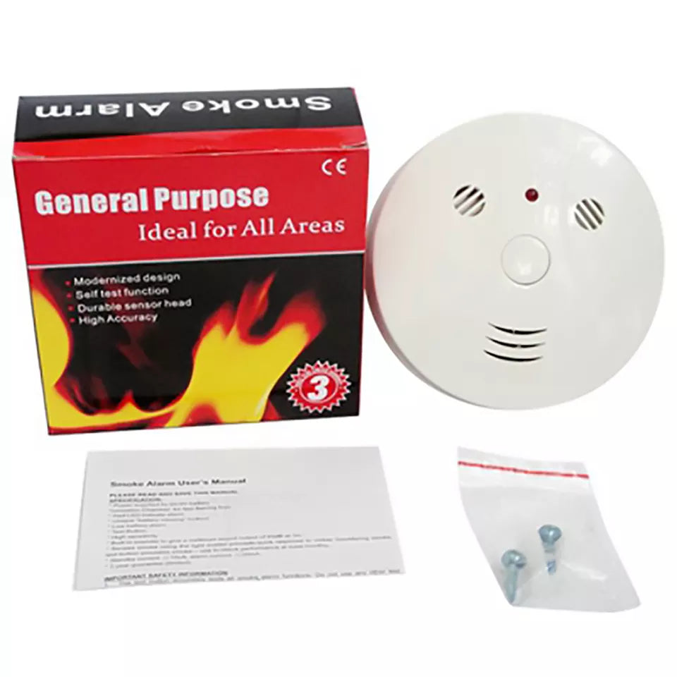 9V Smoke & Carbon Monoxide Detector, Voice Warning 2022 Version