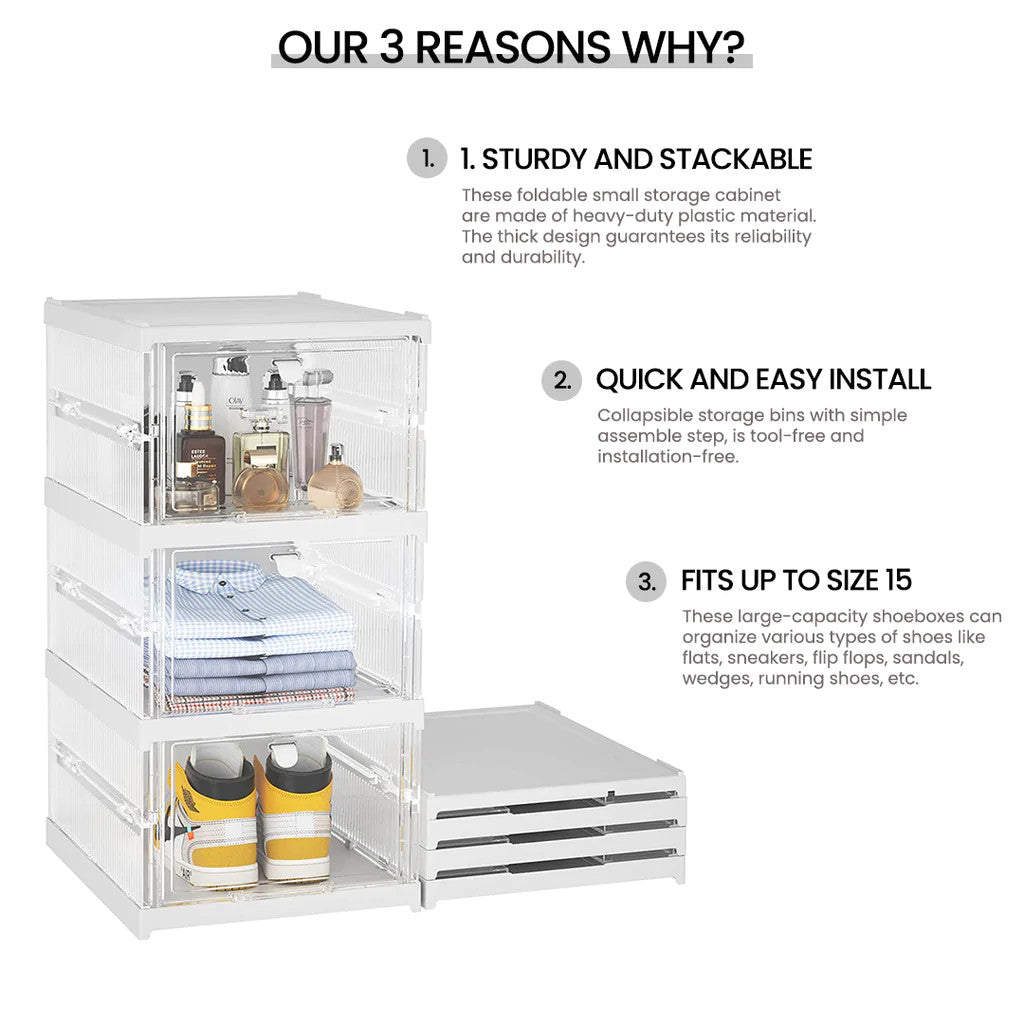 Stapelbarer Schuh (Packung 3)