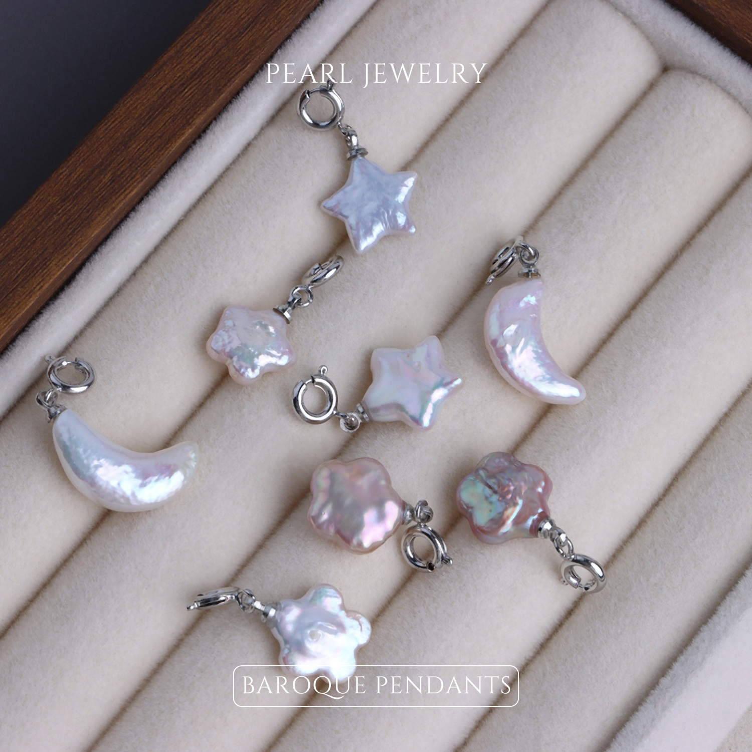 Freshwater Baroque Pearl Pendants