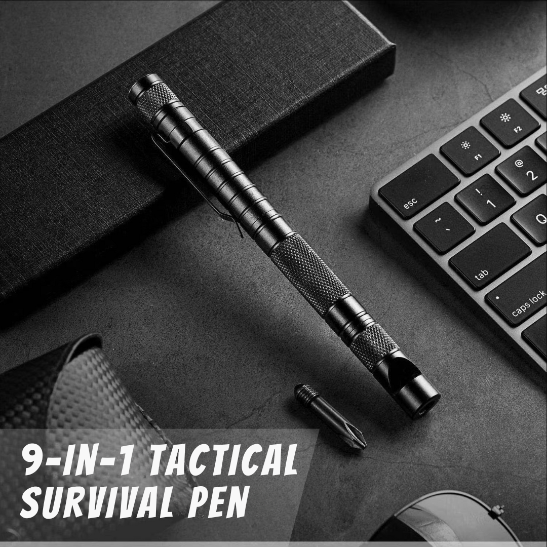 9-in-1 Tactical Survival Pen
