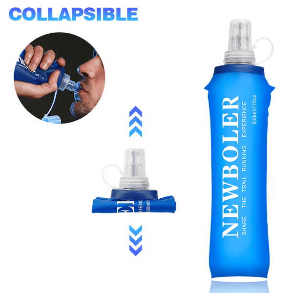🏃‍♂️ NEWBOLER Foldable Soft Water Bottle – Your Ultimate Hydration Companion! 🏞️
